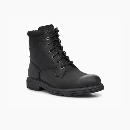 UGG Biltmore Black Work Boots for Men (SCAM50247)